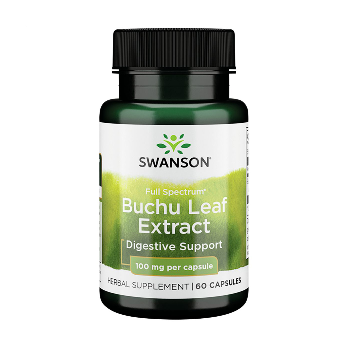 Листя бучу Swanson Full Spectrum Buchu Leaf 100 мг, 60 капсул